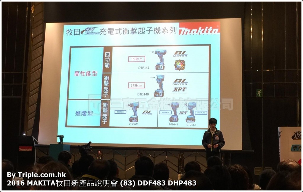 2016 MAKITA牧田新產品說明會 (83) DDF483 DHP483