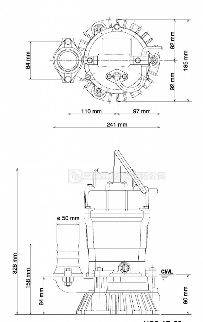 TSURUMI 鶴見HS2.4S 潛水泵HS2.4S-53 - 三寶五金機械有限公司